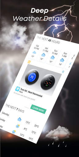 Pro Weather Forecast - Local Weather Widget screenshot 2