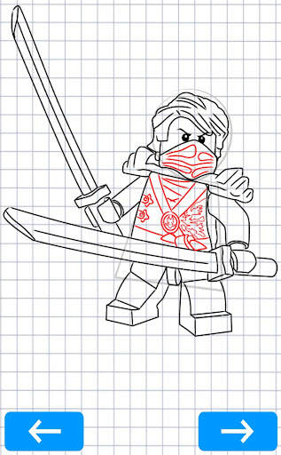 How to draw Ninja characters screenshot 4