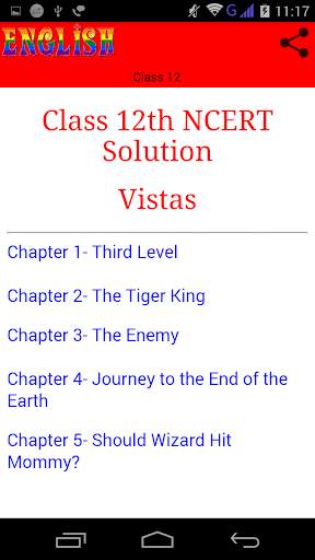Class 12 English Solutions screenshot 2