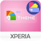 GALAXY XPERIA Theme | JUST PINK 🎨Design For SONY 1.0.0