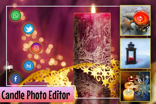 Condolence  Photo Frame with candle screenshot 4