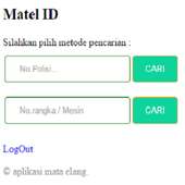 Aplikasi MATEL Online - Mobil logo