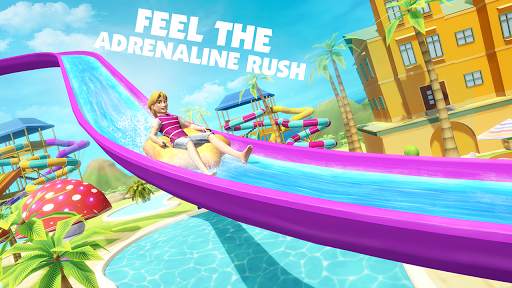 Pool Ride Rush - Water Park Racing Games 2021 screenshot 4