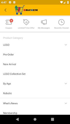 BRiCKEM LEGO Store screenshot 2
