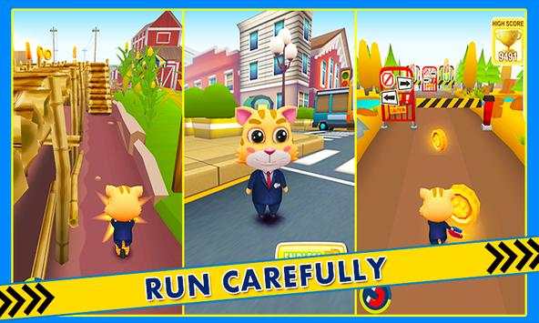 Super Talking Tom Rush screenshot 1