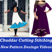 Chudidar Cutting and Stitching Designs VIDEO App icon