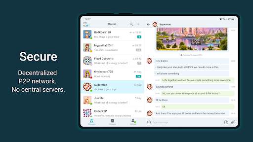 Utopia — Pribadong Messenger screenshot 10
