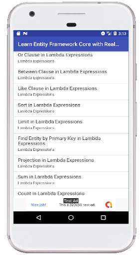 Learn Entity Framework Core with Real Apps screenshot 2