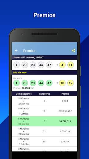 Euromillones: euResults screenshot 2