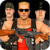 Gangster Shooting King Vs Super Ultra Army Fight icon