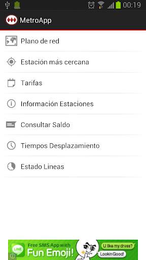 MetroApp screenshot 1