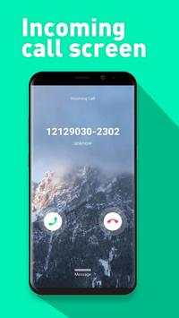 S9 style theme for Samsung, full screen caller ID screenshot 2