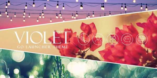 Violet GO Launcher Theme screenshot 8