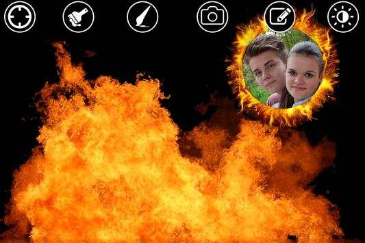 Fire Photo Frames 4 تصوير الشاشة