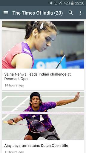 Badminton News 1 تصوير الشاشة