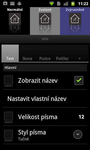 Lightning Launcher - Czech screenshot 1