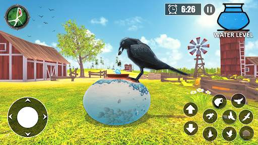 Thirsty Crow Sim: Bird Games screenshot 7