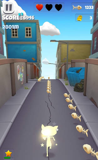 Subway cat - Tom cat running on the surfers street screenshot 11