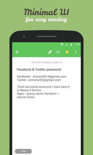 Secure Notes скриншот 5