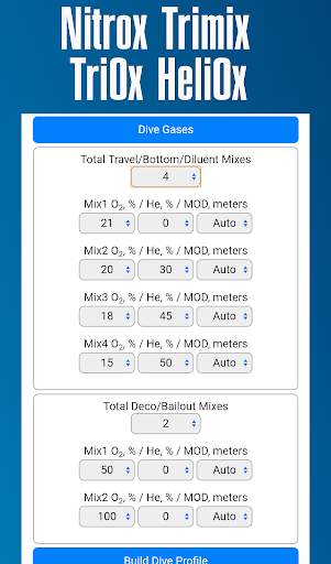 DiveProMe Scuba Diving Planner screenshot 5