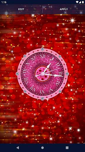Diamond Clock Wallpaper screenshot 4