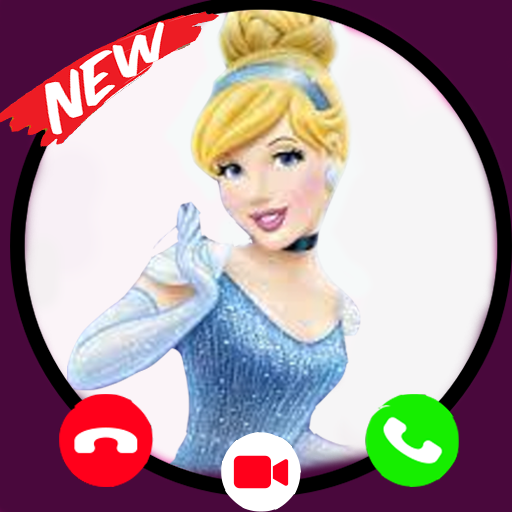 cinderella Princess fake Video Call and Chat icon