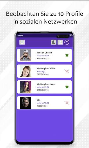 Whatson-WhatsApp Tracker (zuletzt gesehen, online) screenshot 1