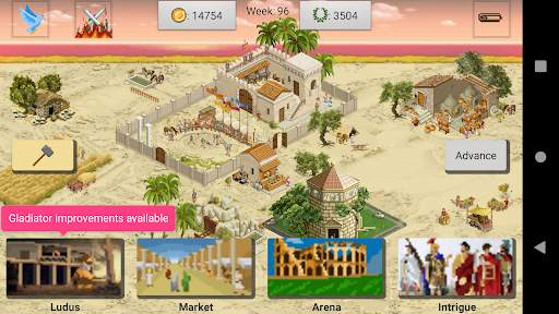 Gladiator manager screenshot 1