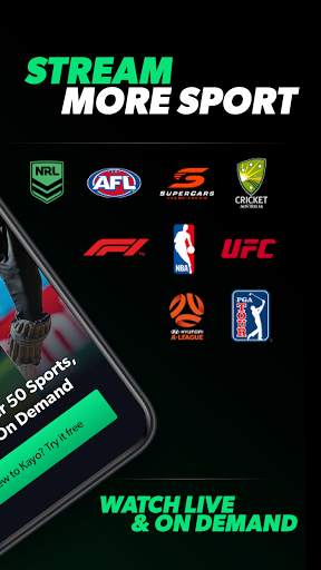 Kayo Sports - for Android TV screenshot 2