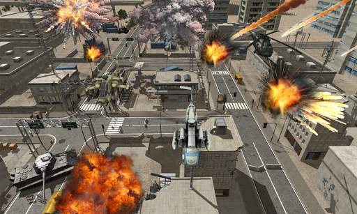 Helicopter Air Gunship Fighting 3D screenshot 4