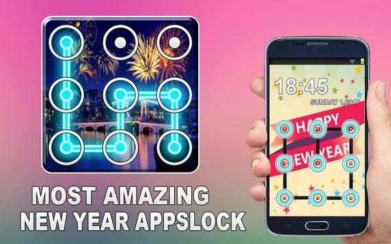 New Year Pattern Lock Screen With Picture Sccurity screenshot 5