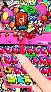 Skate Graffiti Keyboard Theme screenshot 3