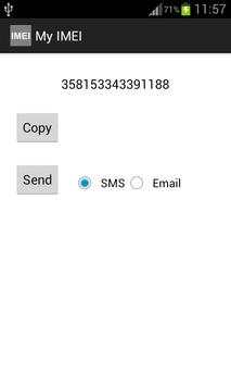 My IMEI screenshot 1
