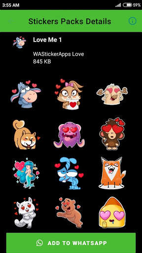 WAStickerApps Love Stickers For ❤️WhatsApp😍 screenshot 5