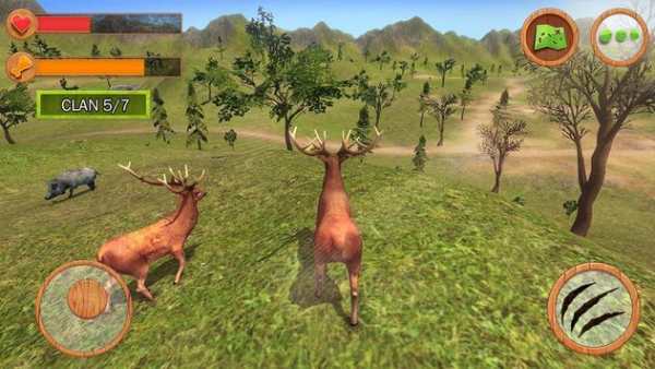 Wild Animals Clan Simulator 3D screenshot 3