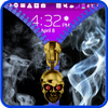 Smoke lock screen. Zipper आइकन