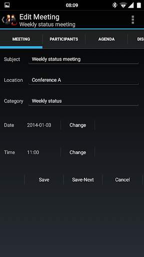 Meeting Minutes Trial screenshot 2