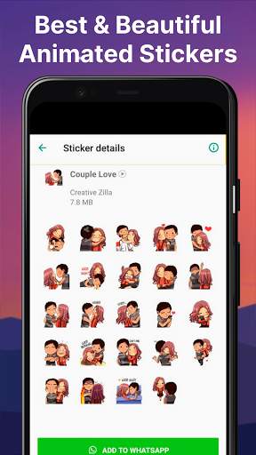 Animated Good Morning Stickers for WhatsApp screenshot 1