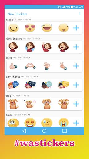 New Sticker for Chat - Stickers for WhatsApp screenshot 1