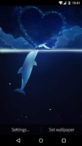 Fish&Bird Love Live Wallpaper screenshot 2