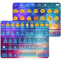 Rainbow Galaxy Emoji Keyboard on 9Apps