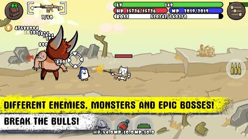 Cat shoot war: offline games screenshot 5