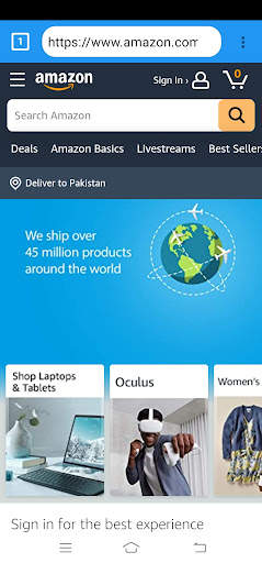 U Browser screenshot 2