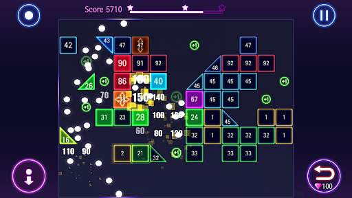 Brick Crush Saga - Glow Ball screenshot 6