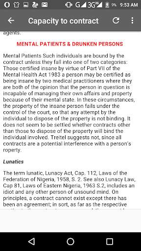 The contract law screenshot 1