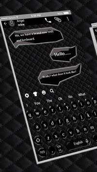 SMS Black Keyboard screenshot 1