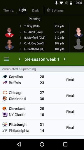 Sports Alerts - NFL edition screenshot 1