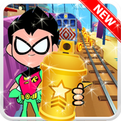 Brave Teen Titans - Go Adventure Runner Robin icon