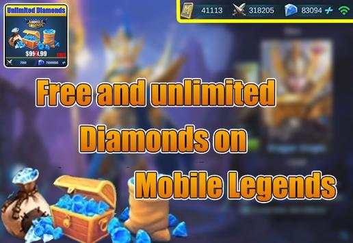 Diamonds Mobile Legends Bang bang Prank screenshot 2