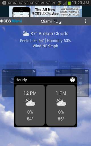 CBS Miami Weather screenshot 1